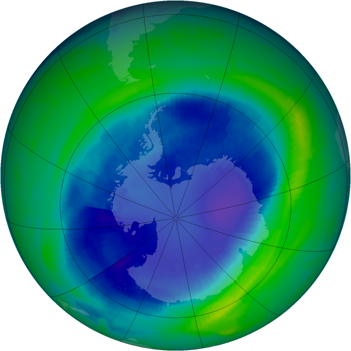 Ozone Map 1997-09-05